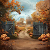 Allenjoy Harvest Hills Pumpkin Patch Photography Backdrop Gbsx-00854