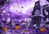 Allenjoy Haunted House Night Photography Backdrop GBSX-00162