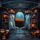 Allenjoy Haunted House Wardrobe Photography Backdrop Gbsx-00557