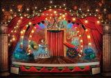 Allenjoy Horror Circus Photography Backdrop Gbsx-00934