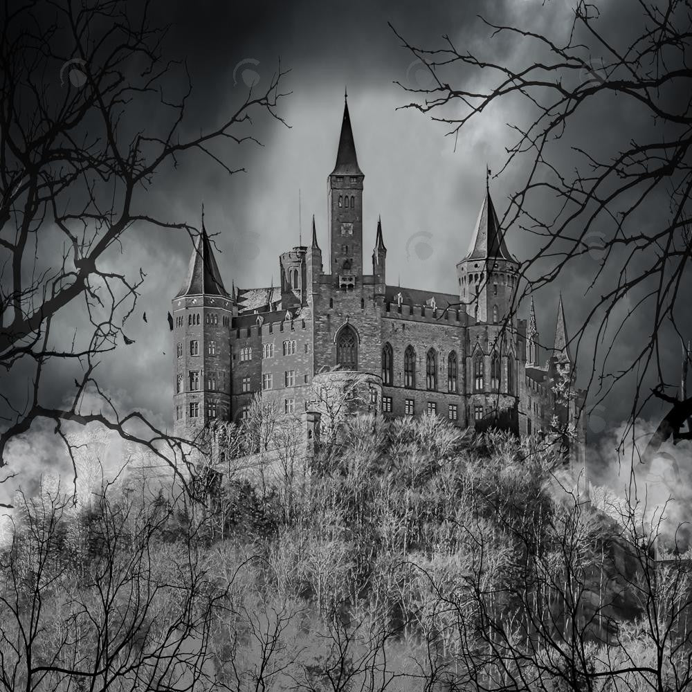Allenjoy Horror Halloween Castle Photography Backdrop Gbsx-00663