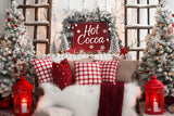 Allenjoy Hot Cocoa Bar Bed Photography Backdrop Gbsx-00324