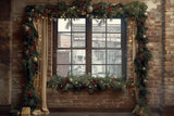 Allenjoy Jolly Old Loft Window Photography Backdrop Gbsx-00755