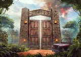 Jurassic Park Jungle Adventure Photography Backdrop GBSX-99804