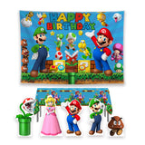 Allenjoy Super Bros Party Prop Foam Board Cutout Set