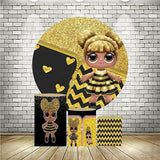 Surprise Dolls Custom Round Backdrop With Plinths AS-DLZ-c160ee