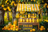 Allenjoy Lemonade Sweet Stand Photography Backdrop GBSX-00025