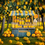 Allenjoy Lemonade Sweet Stand Photography Backdrop GBSX-00026