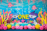 Allenjoy Little Baby Sharks Photography Backdrop Gbsx-00393