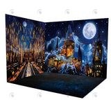 Allenjoy Magic Wizard Castle Room Set Backdrop Gbsx-99811&Pfa-0152&Ym8G-B0509