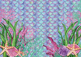 Allenjoy Mermaid Scales Photography Backdrop Gbsx-00679