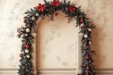 Allenjoy Merry Christmas Arched Wall Photography Backdrop Gbsx-01109