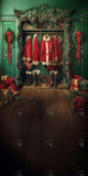 Allenjoy Merry Christmas Closet Photography Backdrop Gbsx-00331