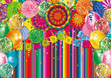 Allenjoy Mexican Fiesta Balloons Wall Photography Backdrop Gbsx-00527