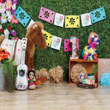 Allenjoy Mexican Fiesta Flowers Photography Backdrop Gbsx-00530