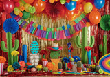 Mexician Fiesta Cake Smash Photography Backdrop GBSX-99818