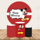 Cartoon Mouse Custom Round Backdrop With Plinths AS-DLZ-5a7531