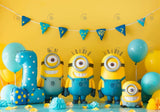 Minions Cake Smash Photography Backdrop GBSX-99823