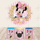 Cartoon Mouse Custom Round Backdrop With Plinths AS-DLZ-401fac