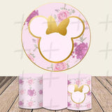 Cartoon Mouse Custom Round Backdrop With Plinths AS-DLZ-dedb38