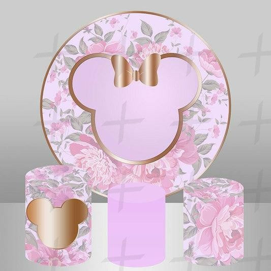 Cartoon Mouse Custom Round Backdrop With Plinths AS-DLZ-646997