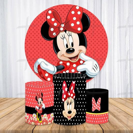 Cartoon Mouse Custom Round Backdrop With Plinths AS-DLZ-bbb430