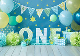 Mint Green One Cake Smash Photography Backdrop GBSX-99825