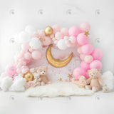 Allenjoy Moon And Stars Photography Backdrop Gbsx-00477