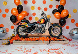 Motorcycle Balloons Photography Backdrop GBSX-99828