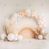 Allenjoy Nude Rainbow Pampas Photography Backdrop Gbsx-00457