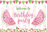 Allenjoy Birthday Party Melon Theme Backdrop