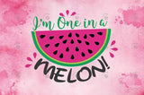 Allenjoy I'M One In A Melon Happy Birthday Party Backdrop