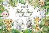 Allenjoy A Sweet Baby Boy Is On His Way Baby Shower Party Decoration Backdrop