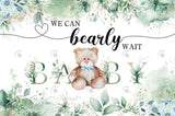 Allenjoy Teddy Bear Baby Shower Decoration Backdrop