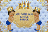 Allenjoy Prince Baby Shower Birthday Party Backdrop