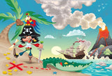 Allenjoy Pirate Theme Party Decoration Backdrop