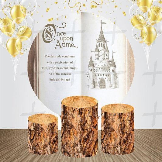 Magical Storybook Custom Round Backdrop With Plinths AS-DLZ-ddcf1a