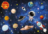Allenjoy Outer Space Galaxy Universe Rockets Photography Backdrop Gbsx-00492