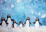 Penguin Cake Smash Photography Backdrop GBSX-99839