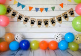 Pet Birthday Balloons Photography Backdrop GBSX-99843