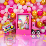 Allenjoy Pink Doll Box Photography Backdrop Gbsx-00392