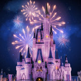 Allenjoy Princess Castle Night Photography Backdrop Gbsx-00695