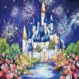 Princess Night Castle Photography Backdrop GBSX-99869