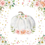 Allenjoy Pumpkin Floral Photography Backdrop Gbsx-00494