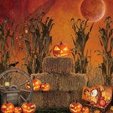 Allenjoy Pumpkin Gloomy Swam Photography Backdrop Gbsx-00594