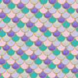 Allenjoy Purple Pink Mermaid Scales Photography Backdrop GBSX-00014