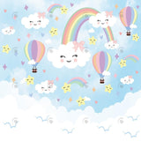 Allenjoy Rainbow Cloud Sky Photography Backdrop Gbsx-00726