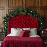 Allenjoy Red At Midnight Queen Headboard Photography Backdrop Gbsx-01003