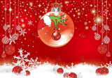 Allenjoy Red Christmas Photography Backdrop Gbsx-00832