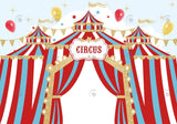 Allenjoy Red Circus Tent Photography Backdrop Gbsx-00728